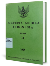 Materia medika Indonesia Jilid II