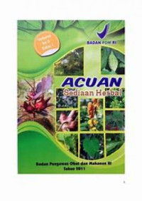 Image of Acuan Sediaan Herbal Volume 6 Edisi 1
