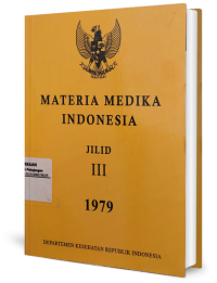 Materia medika Indonesia Jilid III