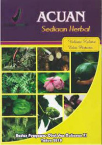 Acuan sediaan herbal Vol. 5