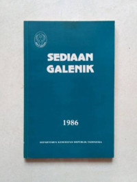Image of Sediaan Galenik