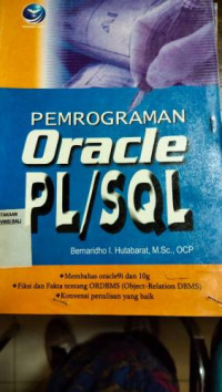 Image of Pemprograman Oracle PL/SQL