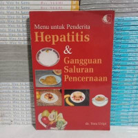 Image of Menu untuk penderita hepatitis dan gangguan saluran pencernaan