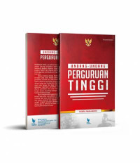 Image of Undang - Undang Perguruan Tinggi