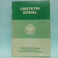 Obstetri Sosial: Bagian Obstetri & Ginekologi Fakultas Kedokteran Universitas Padjajaran Bandung