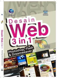 Image of Desain Web 3 in 1 : Photoshop, Flash & Dreamweaver
