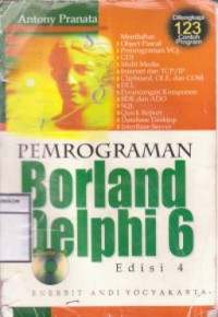 Image of Pemrograman Borland Delphi 6