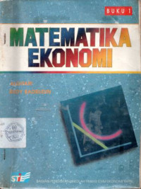 Matematika Ekonomi Buku 1