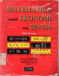 Matematika untuk Ekonomi dan Bisnis