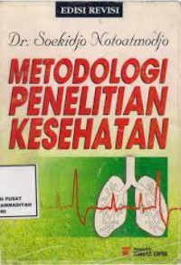 Image of Metodologi Penelitian Kesehatan