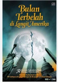 Bulan terbelah di langit amerika