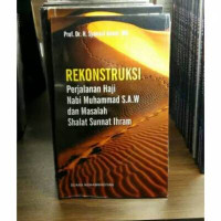 Image of Rekonstruksi Perjalanan Haji Nabi Muhammad S.A.W dan Masalah Shalat Sunnat Ihram