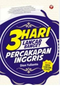 3 Hari Lancar Banget Percakapan Bahasa Inggris