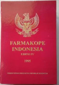 Suplemen 1 Farmakope Indonesia Edisi IV