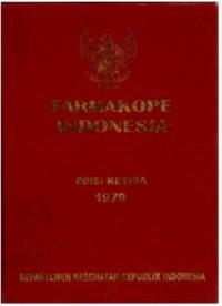 Image of Farmakope Indonesia Edisi Ke 3