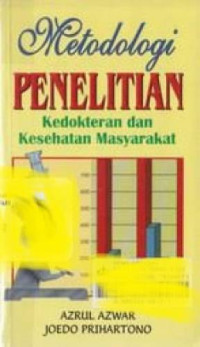 Image of Metodologi Penelitian Kedokteran dan Kesehatan Masyarakat