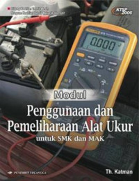 Image of Modul Penggunaan dan Pemeliharaan Alat Ukur untuk SMK dan MAK