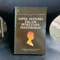 Aspek Manusia dalam Penelitian Masyarakat