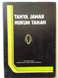Image of Tanya Jawab Hukum Tanah