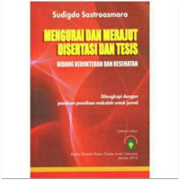 Image of Mengurai dan Merajut Disertasi dan Tesis