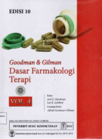 Image of Goodman & Gilman Dasar Farmakologi Terapi - Vol 4