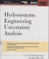 Hdyrosystems Engineering Uncertainsty Analysis