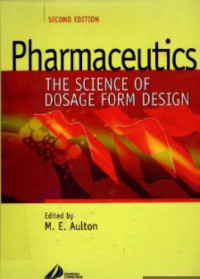 Image of Pharmaceutics the science of dosage form design