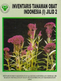 Image of Inventaris Tanaman Obat Indonesia I Jilid 2