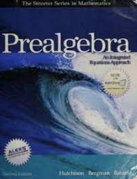 Image of Prealgebra An Integrated Equations Approach