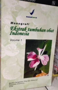 Image of Monografi Ekstrak Tumbuhan Obat Indonesia