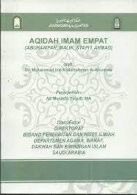 Image of Aqidah Imam Empat : Abu Hanifah, Malik, Syafi'i , Ahmad