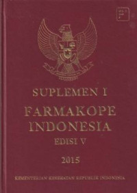 Image of Farmakope Indonesia Edisi V 2015