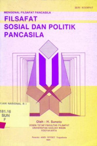 Filsafat Sosial dan Politik Pancasila