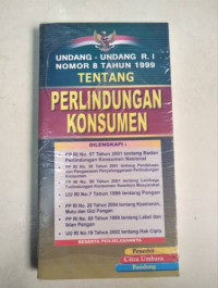 Undang-Undang RI Nomor 8 Tahun 1999